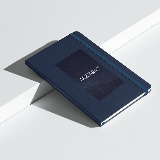 Aquarius Hardcover bound notebook